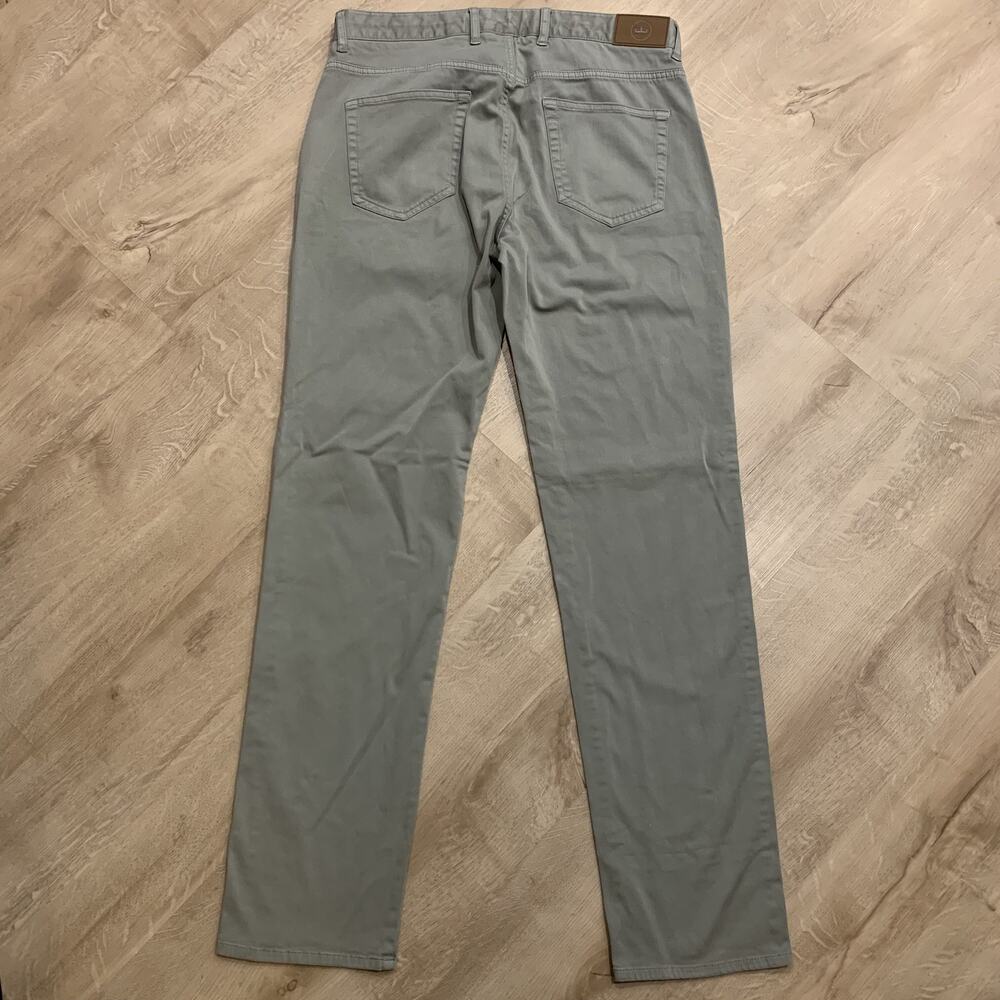 Peter Millar Ultimate Sateen 5-Pocket Pants Mens 33x33 Cotton Modal Stretch Gray